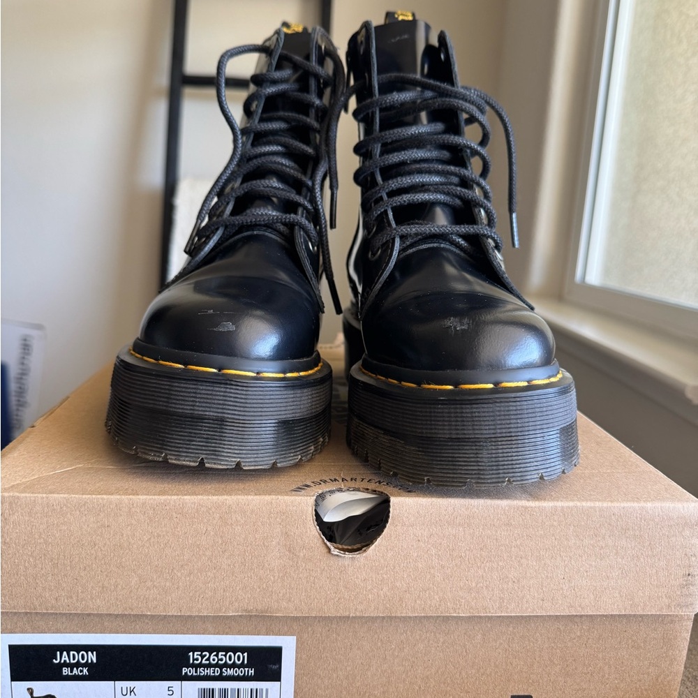 Dr. Martens Black Jadon Boots